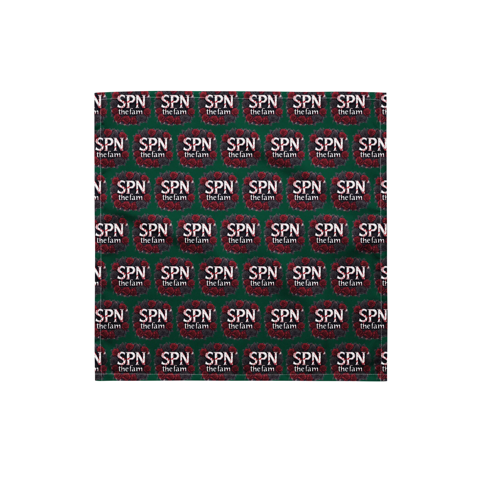 Rose-Adorned SPN Bandana product image (1)