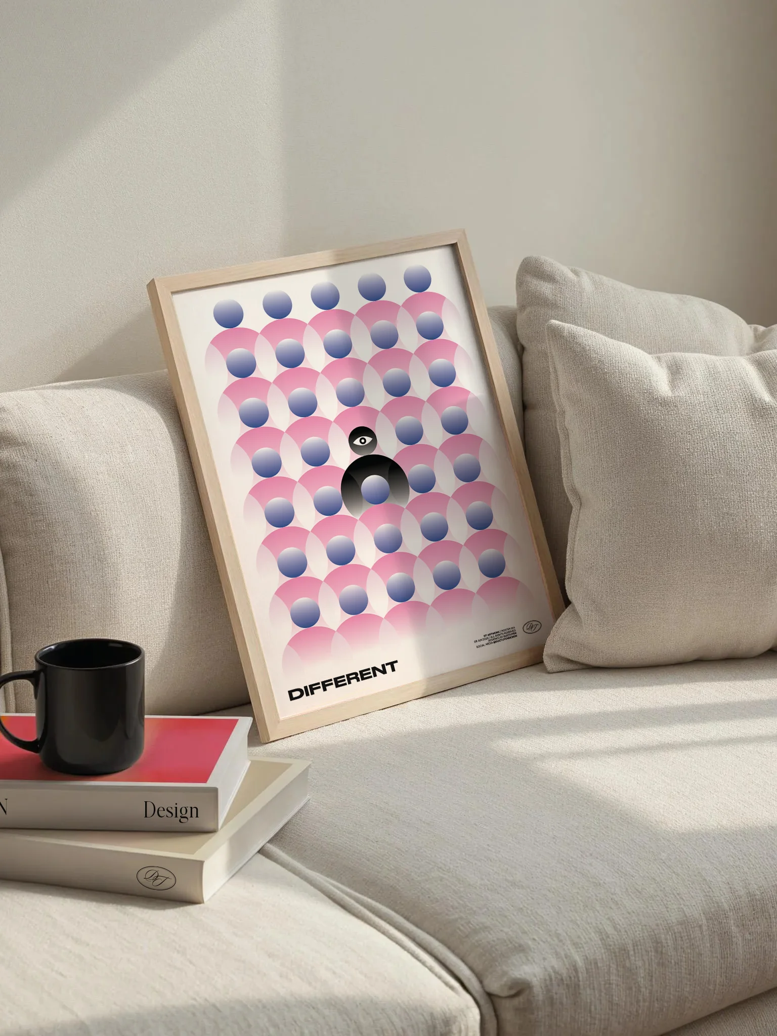 "DIFFERENT" Framed Poster product image (30)