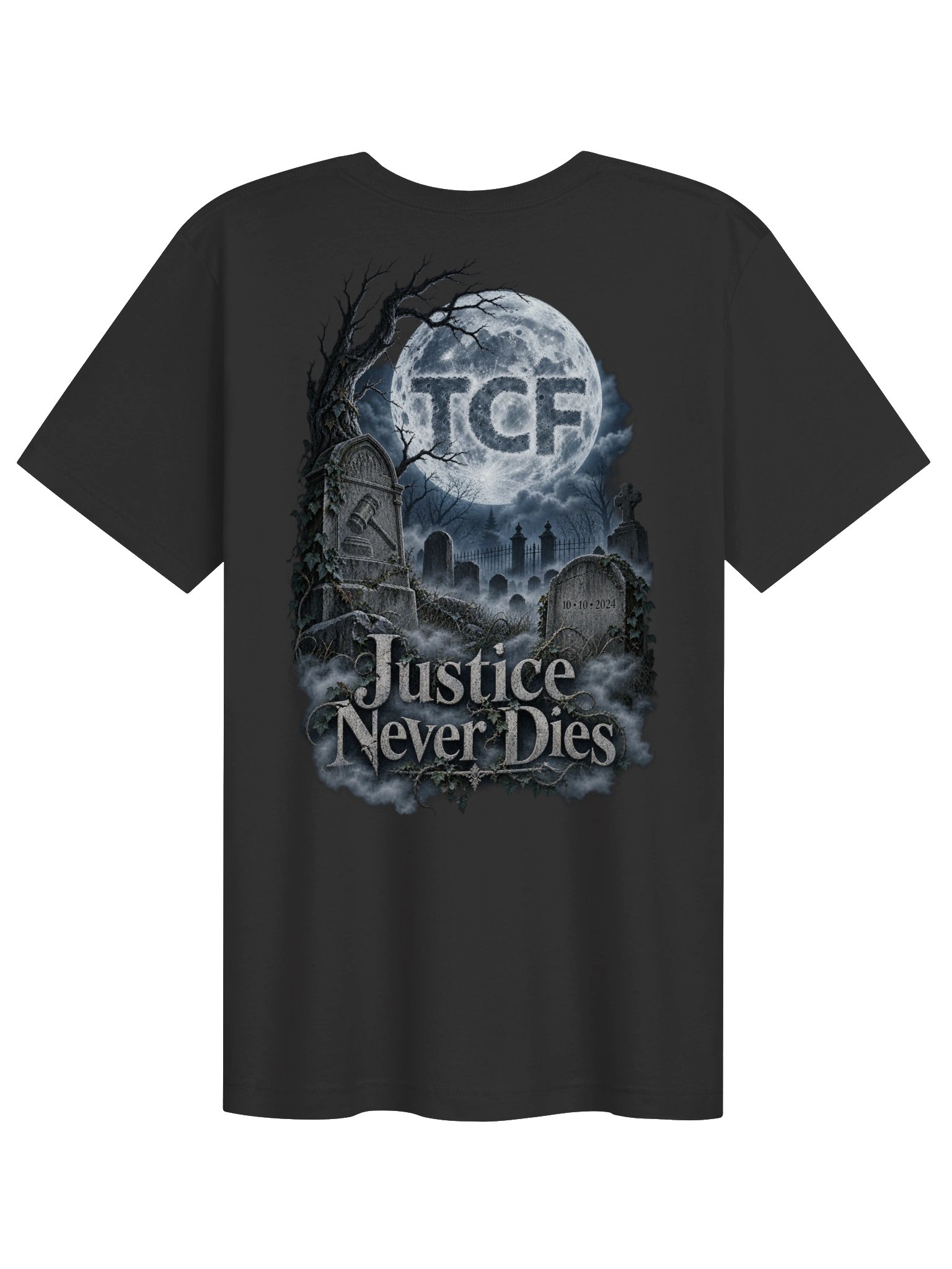 Justice Never Dies TCF Halloween Edition Tee product image (3)