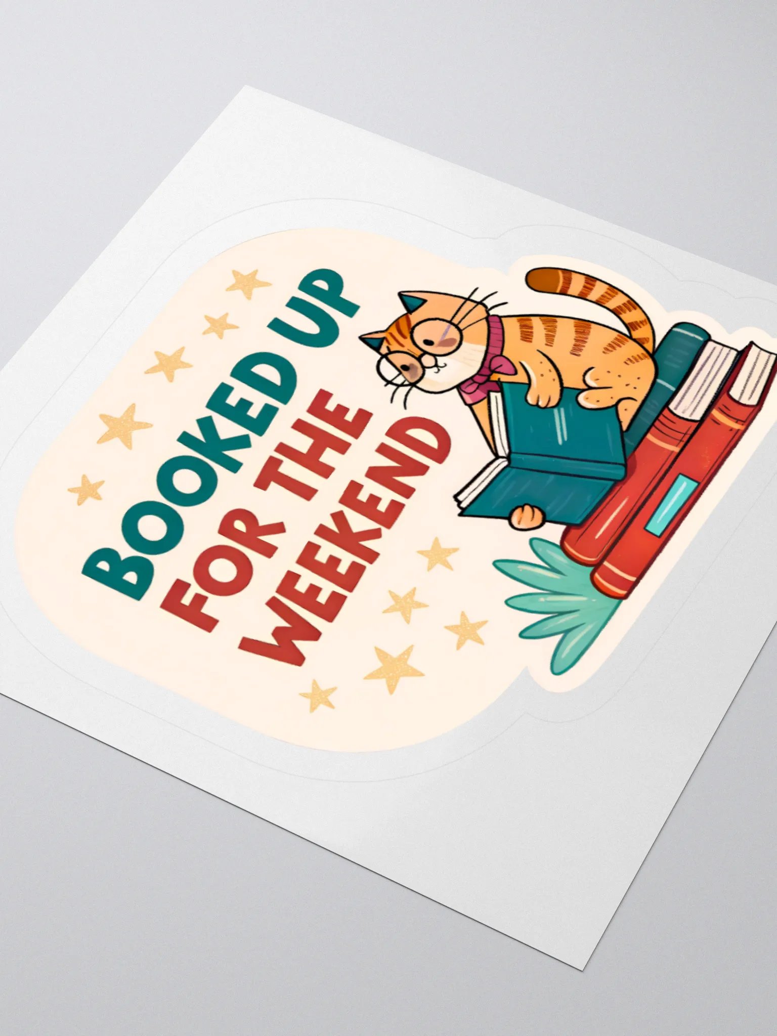 Whiskered Wisdom Sticker product image (9)