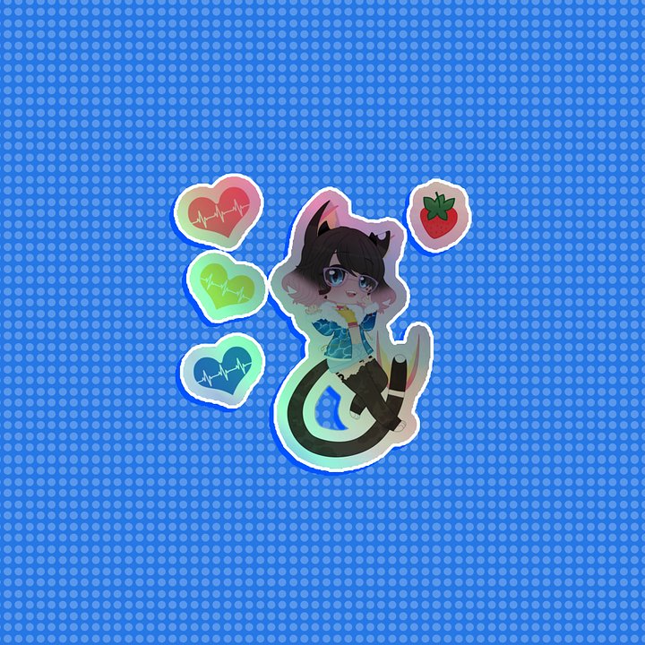 Chibi Holographic Stickers product image (1)