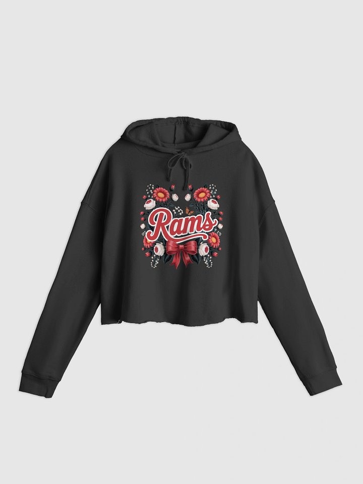 HEIN SIGNATURE STUDIOS - RAMS CROP TOP HOODIE product image (1)