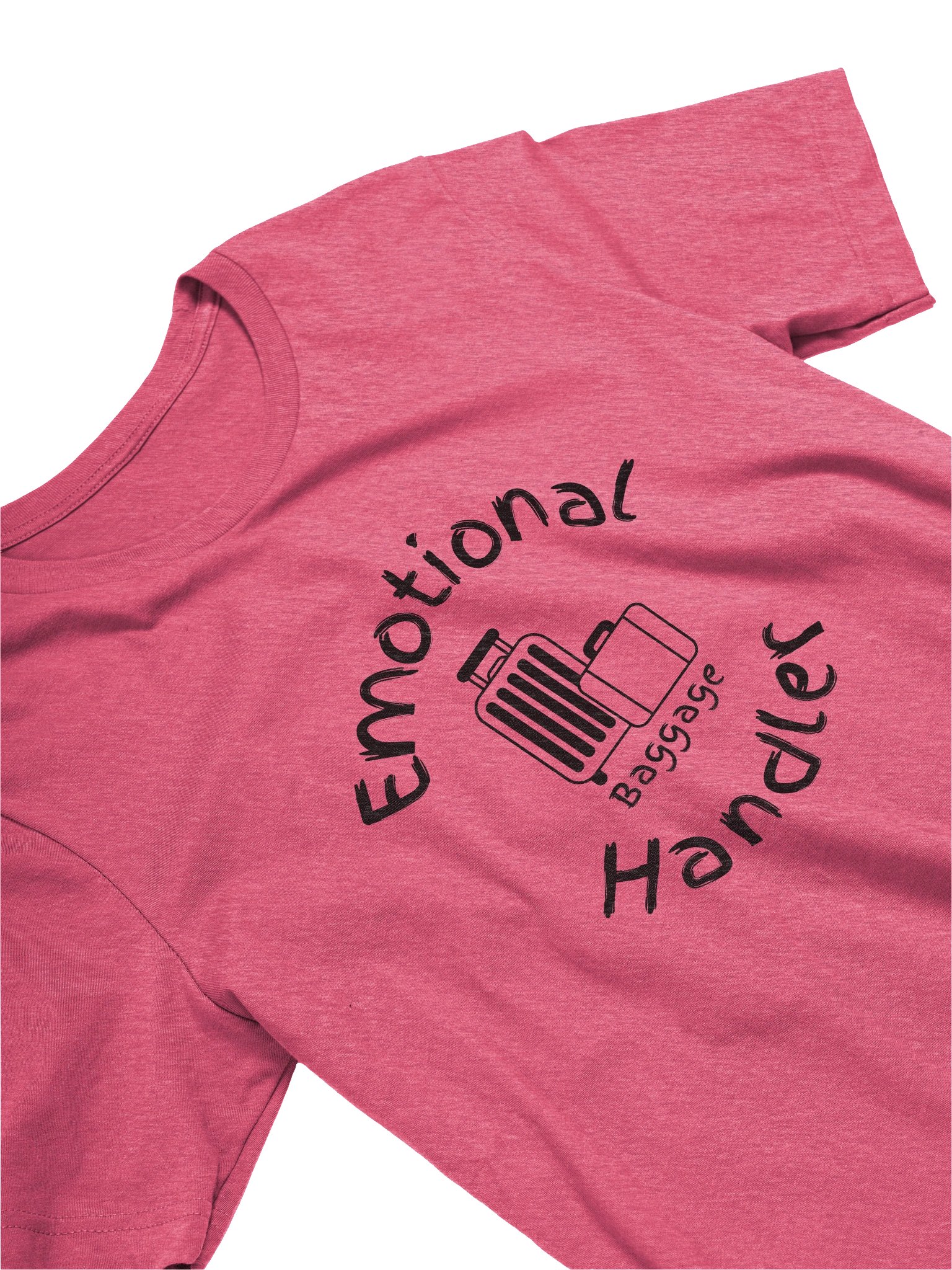 Emotional Baggage Handler T-Shirt-Black Baggage Graphic product image (5)