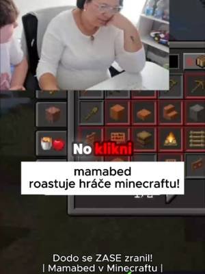 mamabed ROASTUJE hráče Minecraftu! 🔥