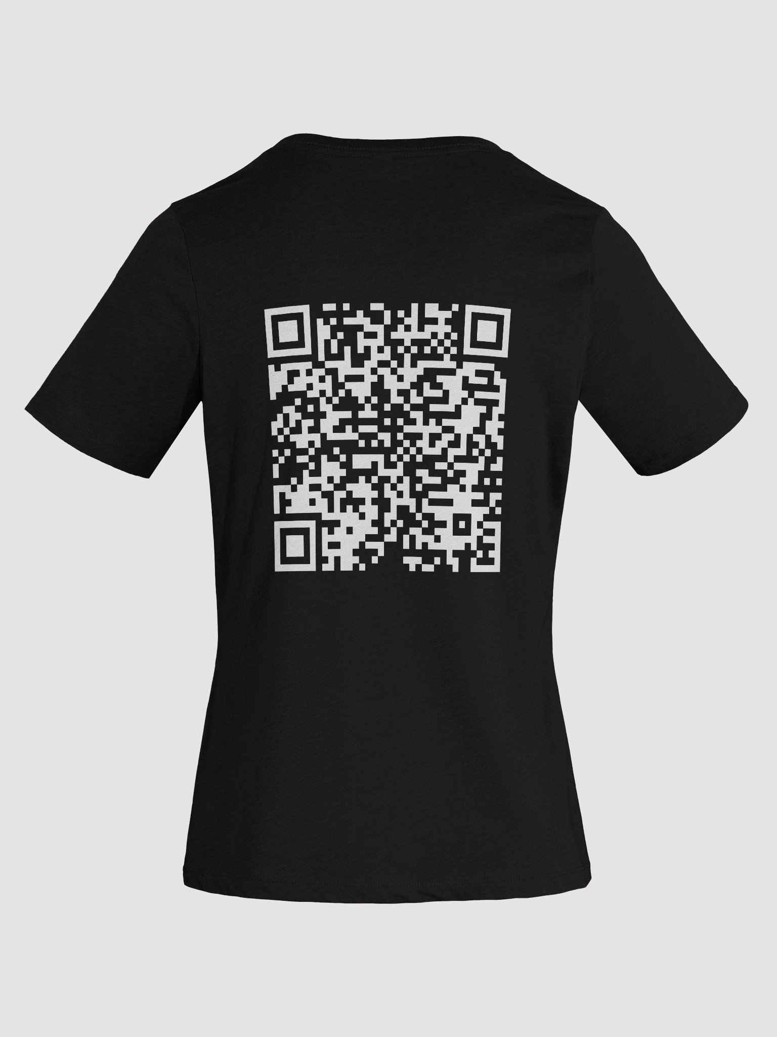 Different Qr code V-neck product image (8)