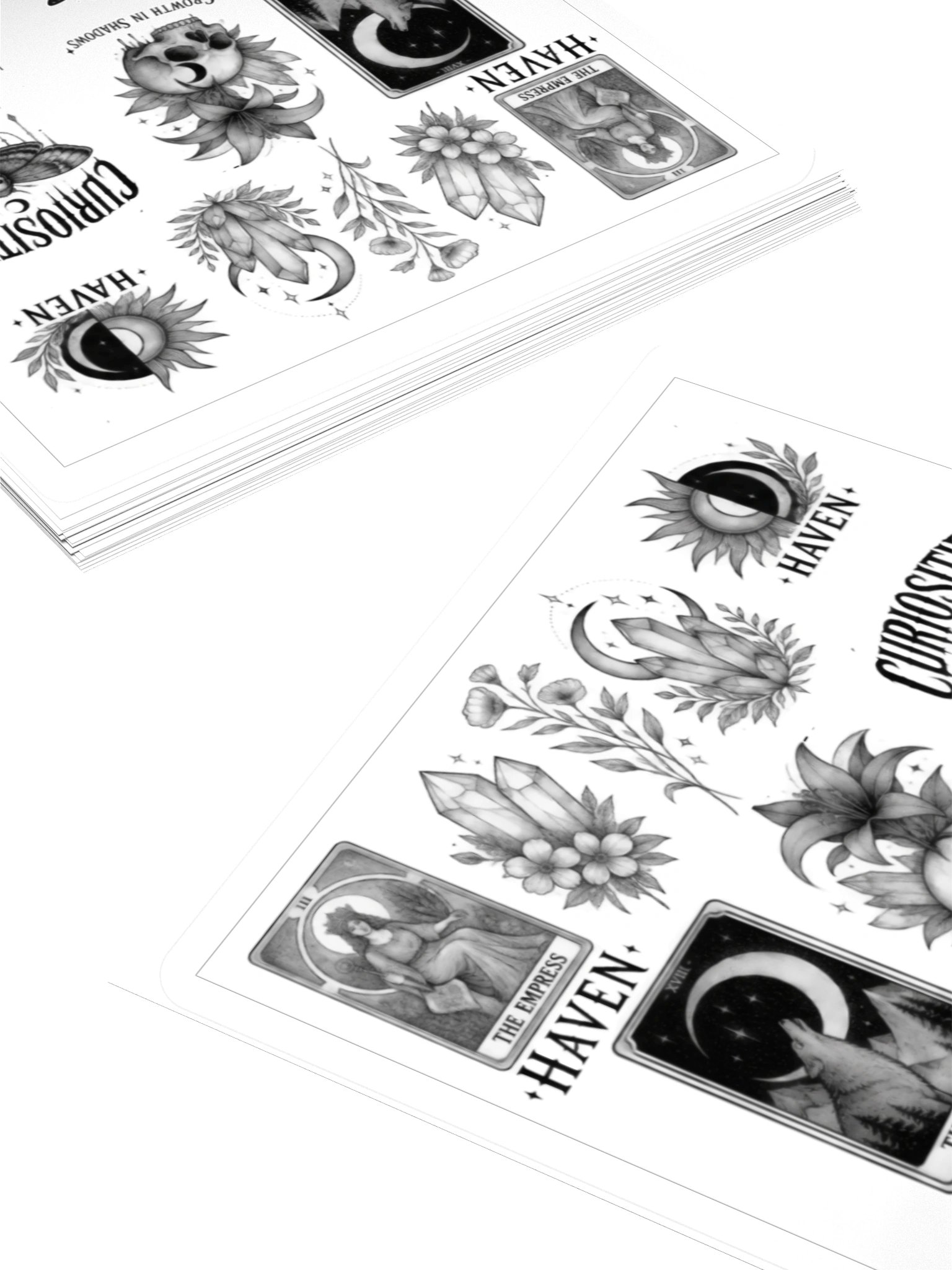 Haven & Curiosities Sticker Sheet | Tarot, Crystals & Botanical Art product image (7)