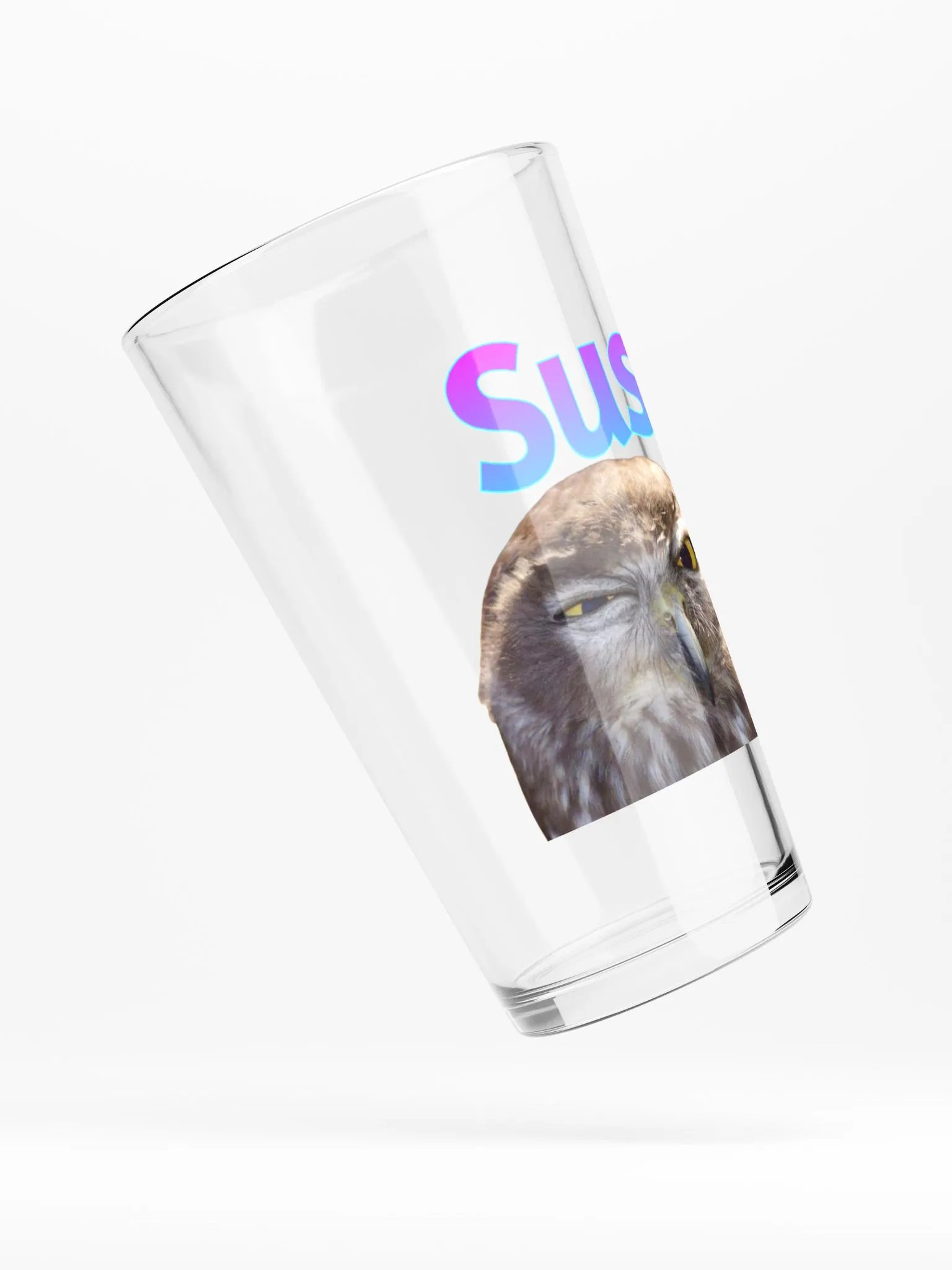 Sus Owl Pint Glass product image (4)