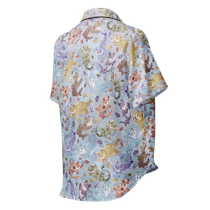 CATSHARK - short sleeve pajama top product image (2)
