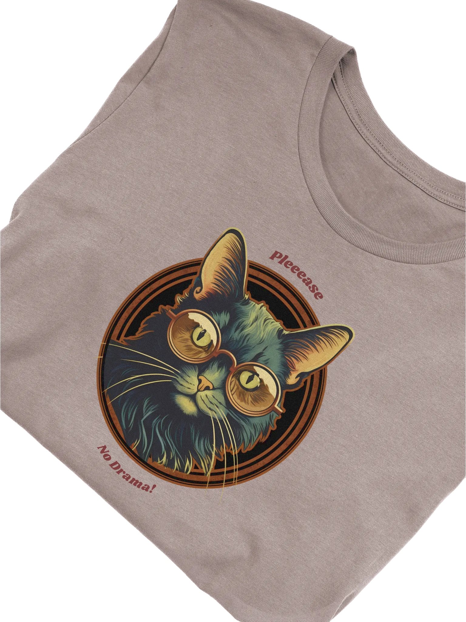 Smarty Cat Round Glasses Tee product image (3)