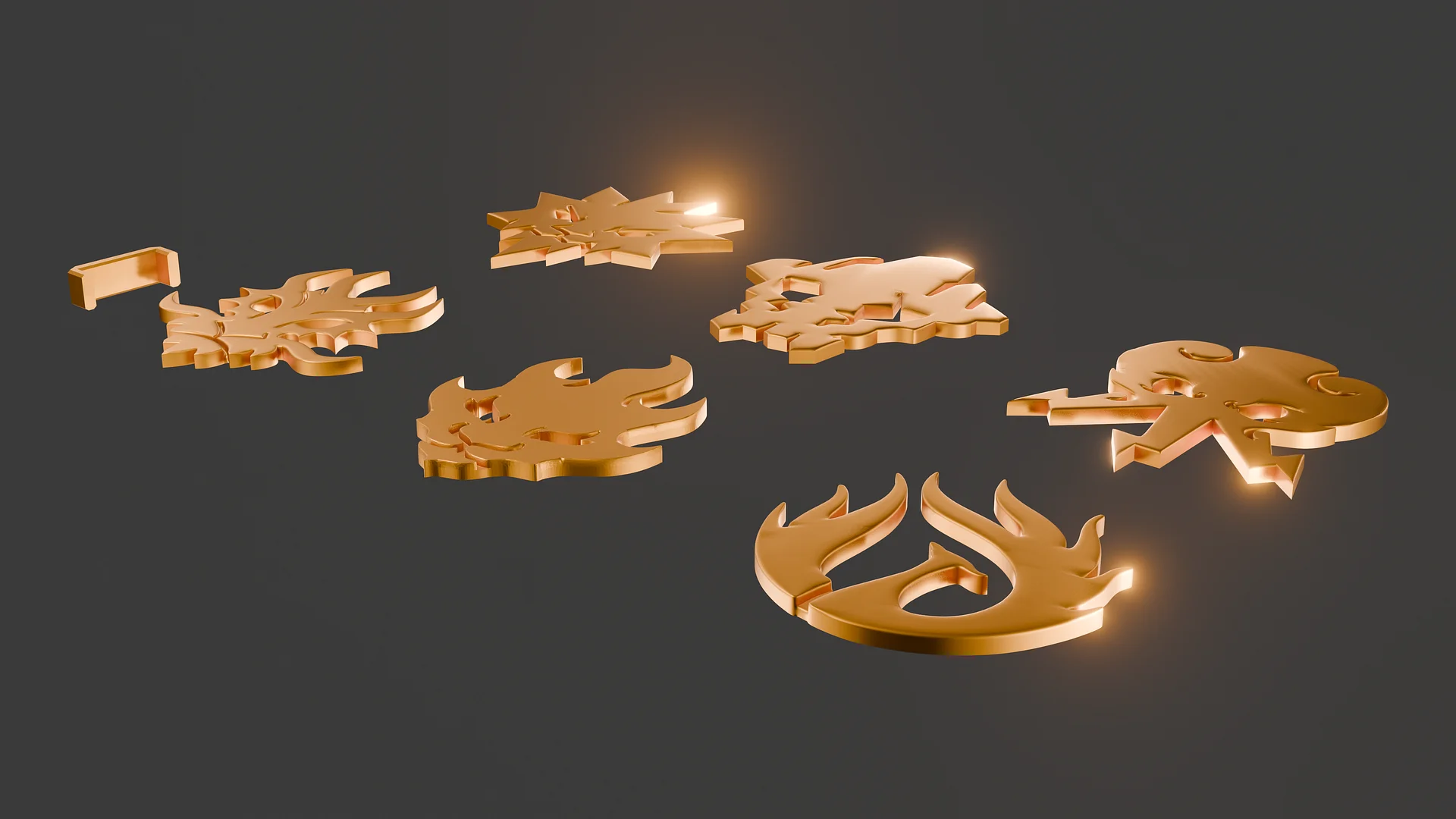 Ninjago - Ninja Emblems model files product image (6)