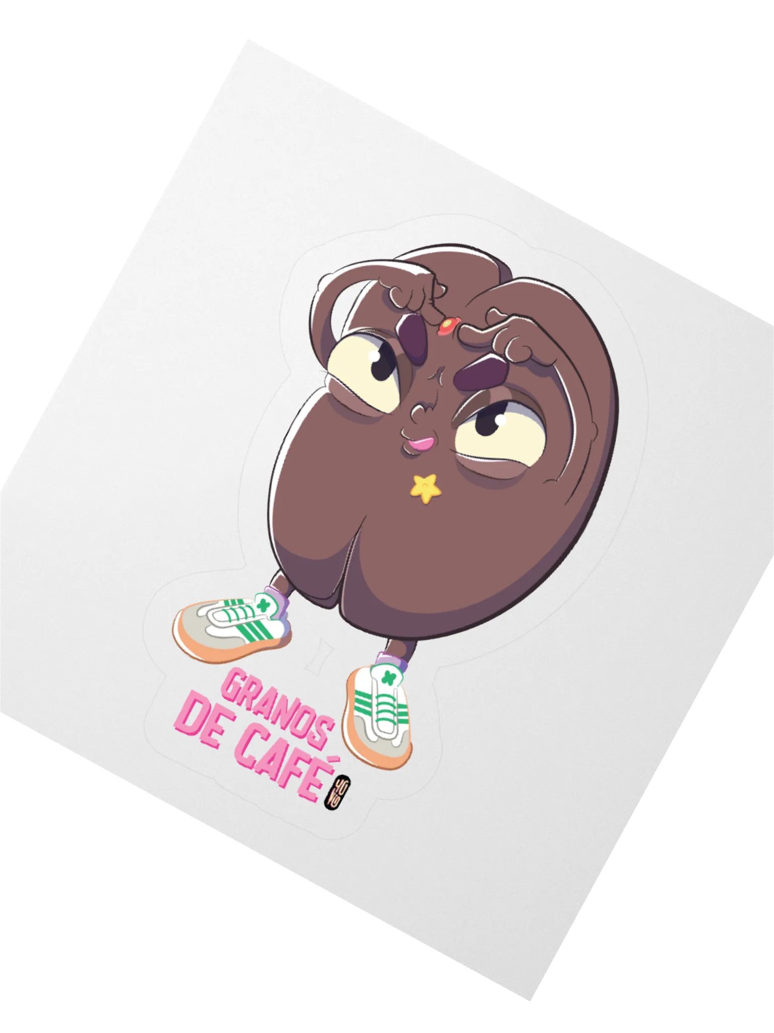 Granos de Café - Sticker (Kiss Cut) product image (2)