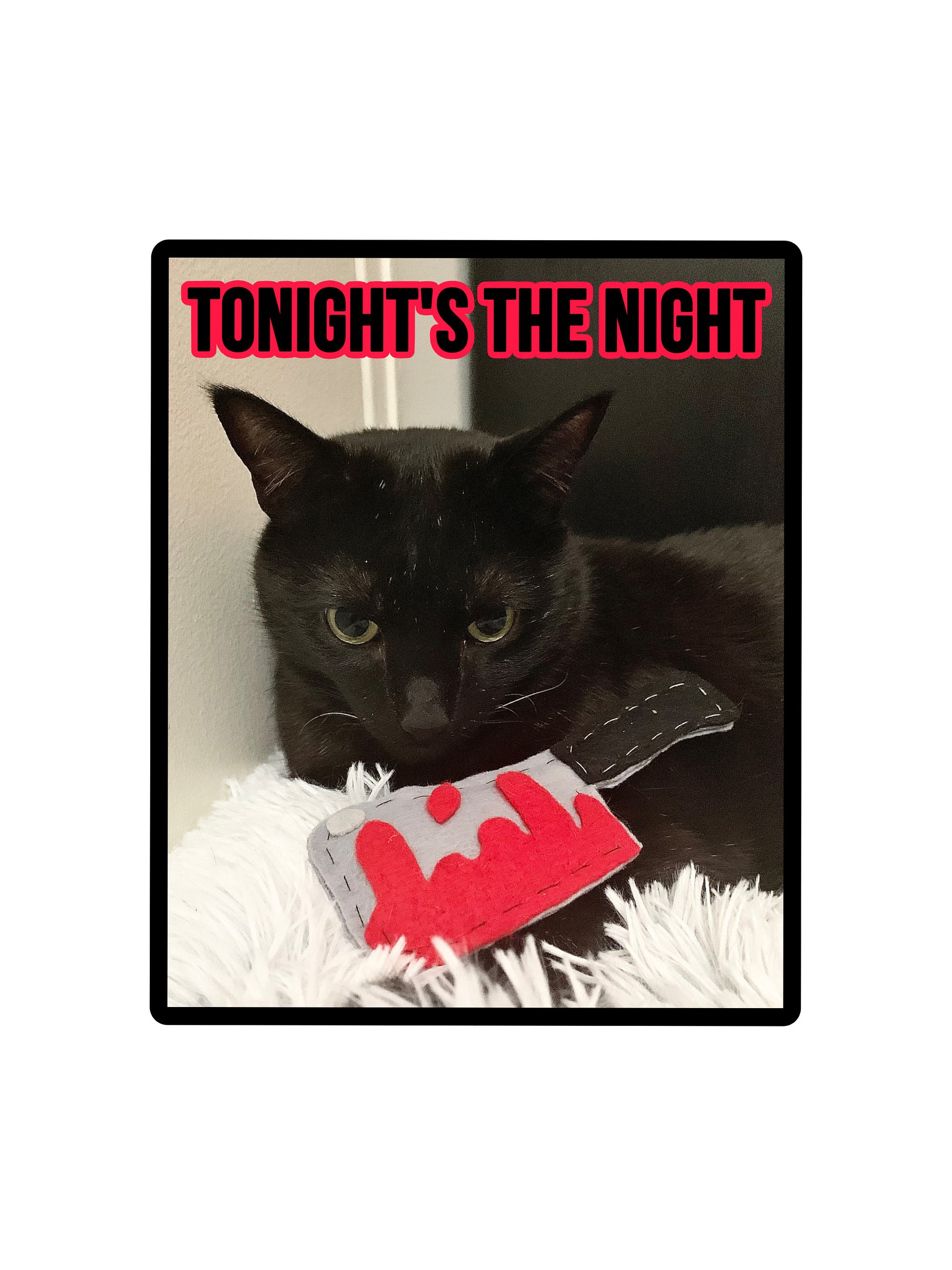 Tonight's the Night sticker product image (1)