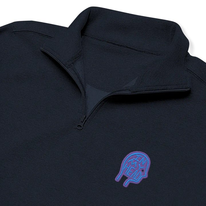 In My Head (violet design) embroidered quarter zip product image (11)