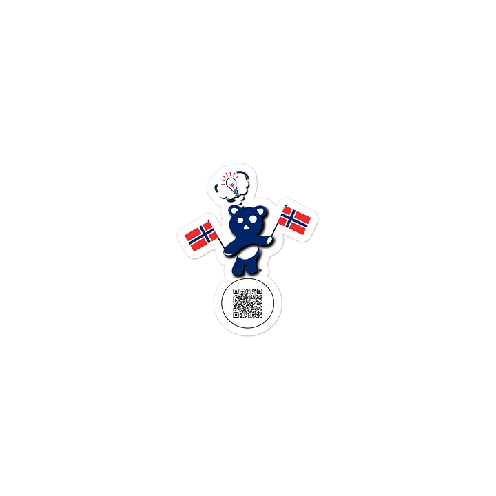 Norway — Country Bear Sticker | BehrBrained Media product image (1)