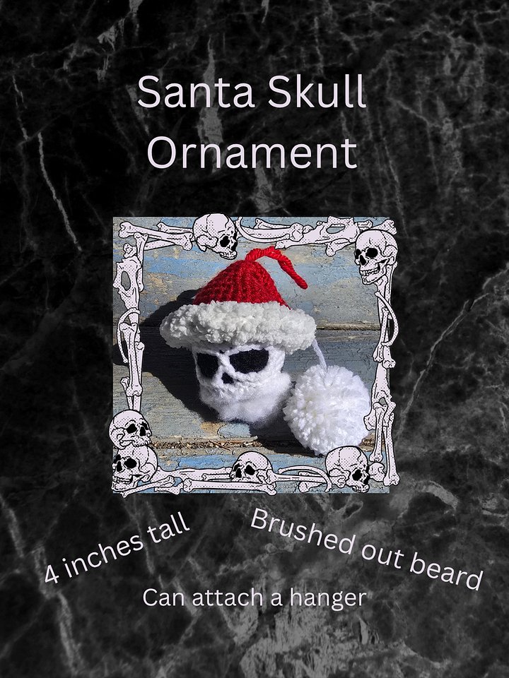 Santa Skull Plushie 🐑 product image (1)