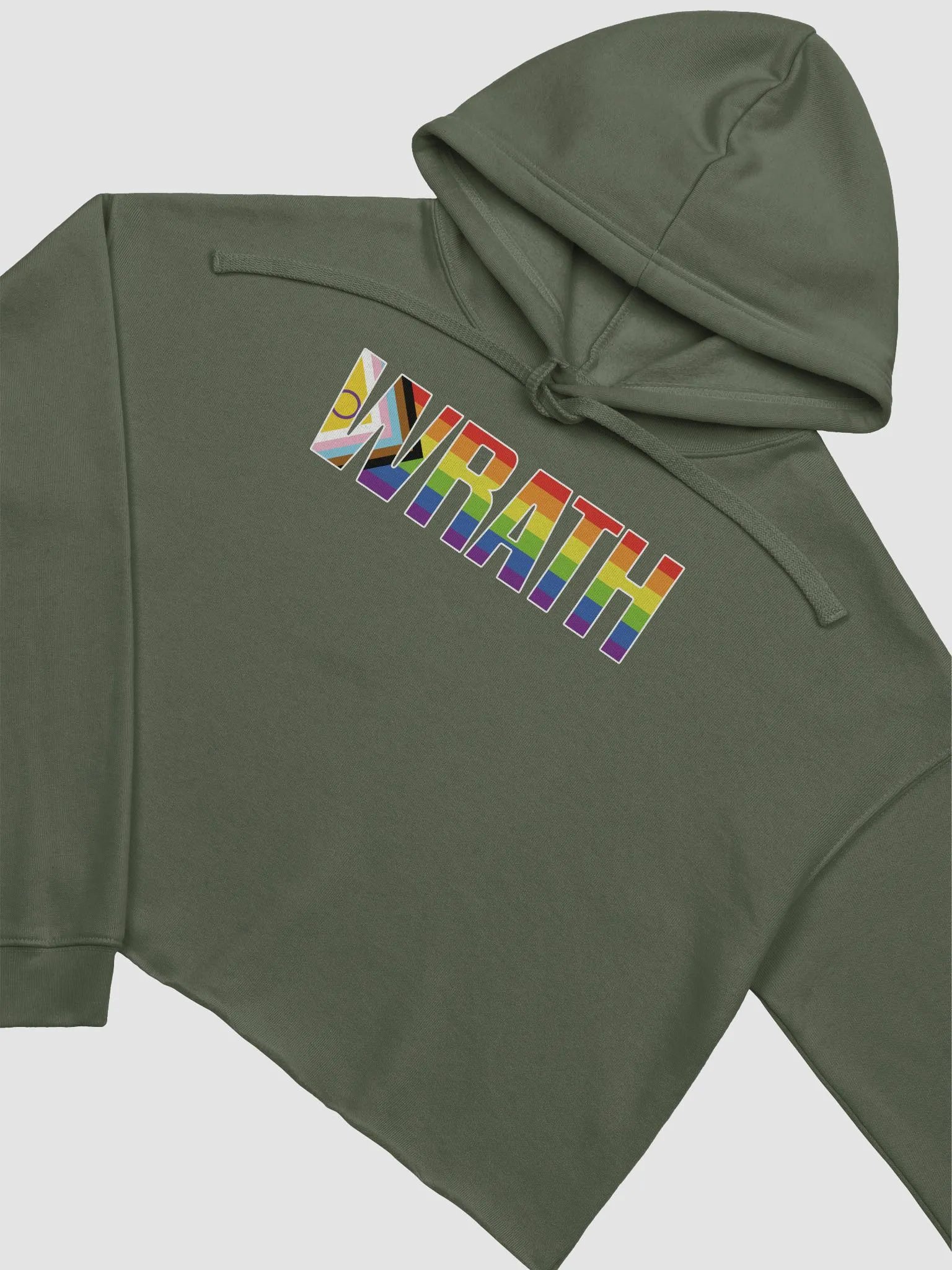 WRATH 2023 fleece crop hoodie product image (4)