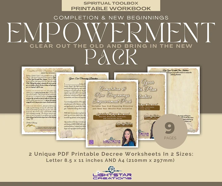 Completion & New Beginnings Empowerment Pack Workbook product image (1)