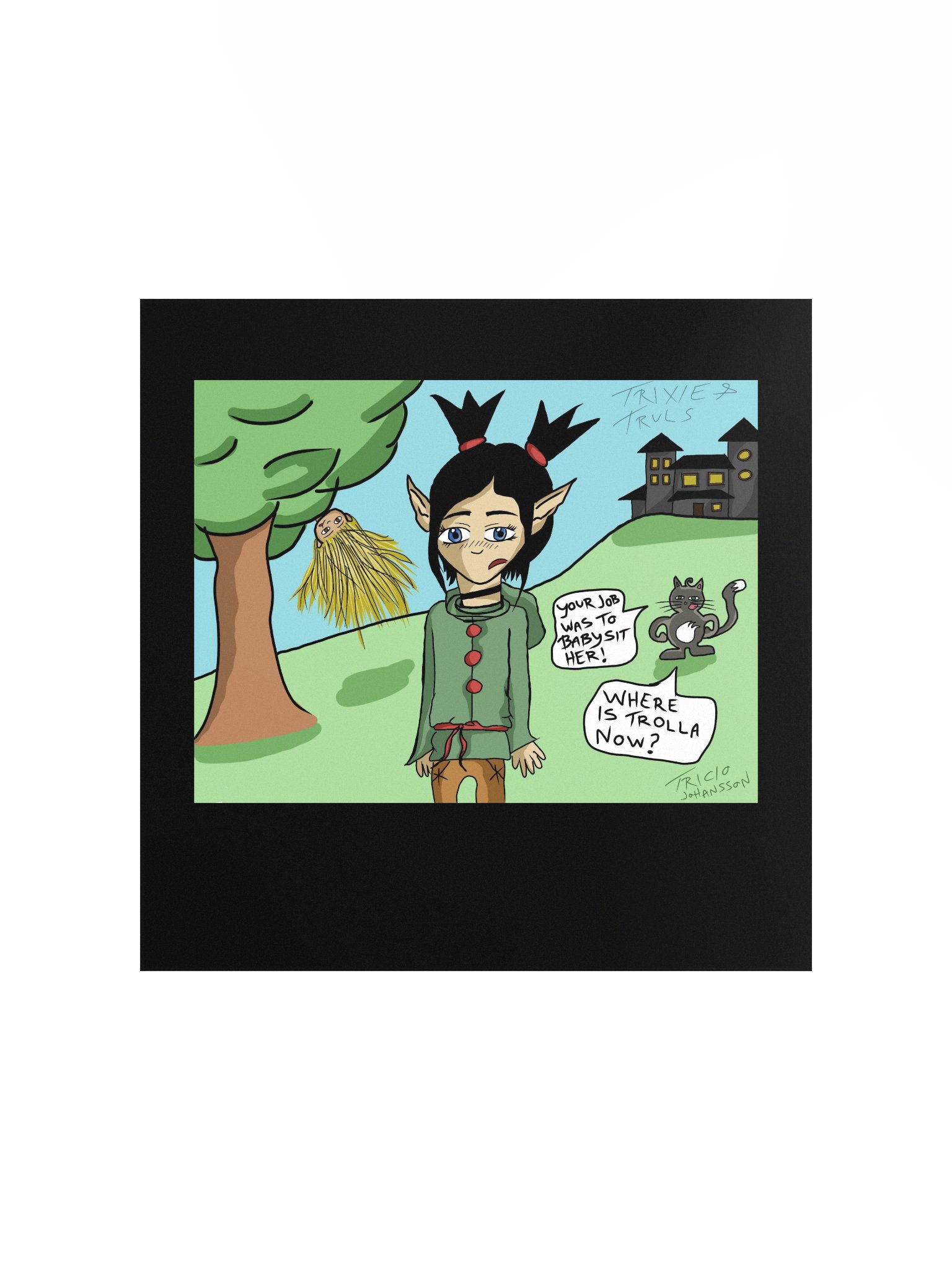 Trixie & Truls - art poster product image (1)