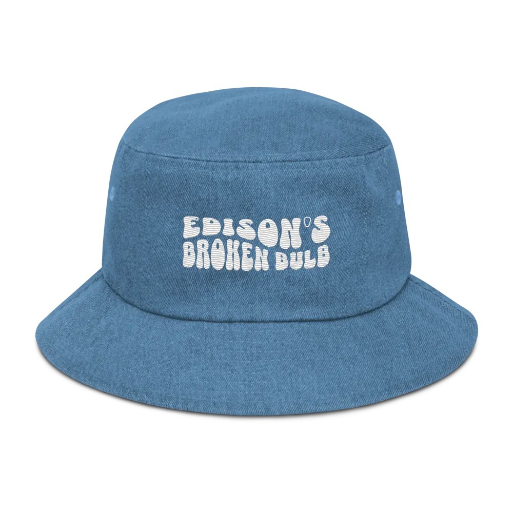 Edison's broken bulb - Colored (Denim Bucket Hat) product image (1)