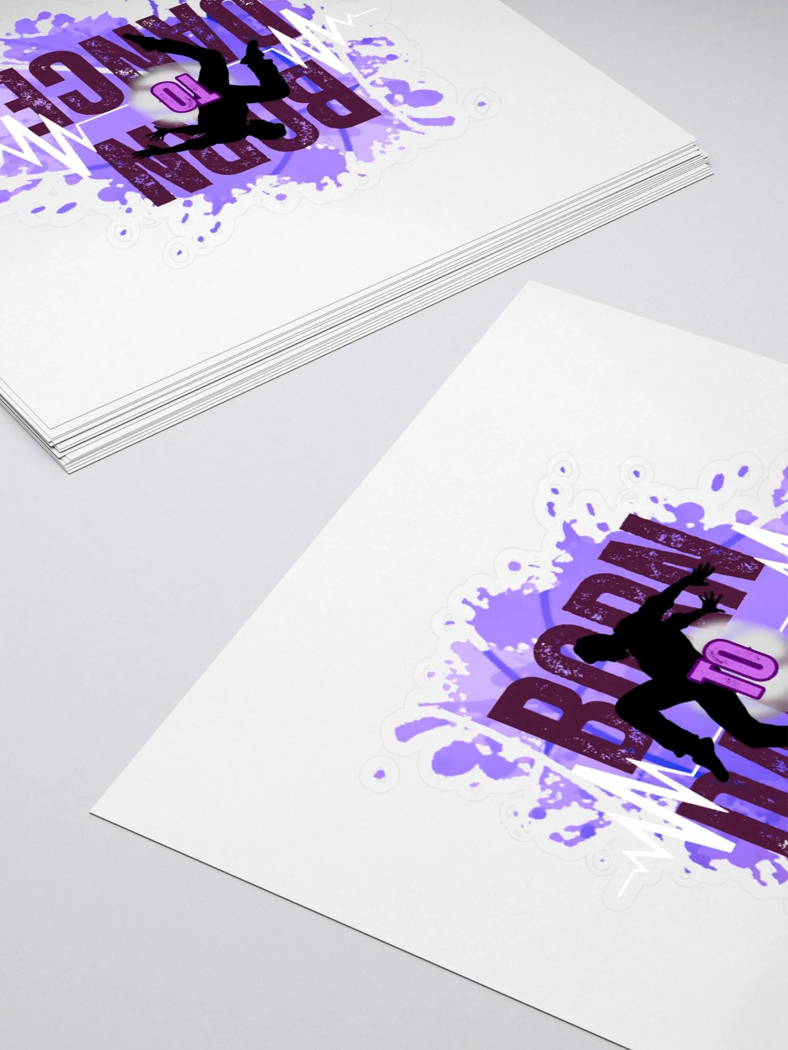 Born to Dance His Silhouette - Kiss Cut Stickers product image (4)