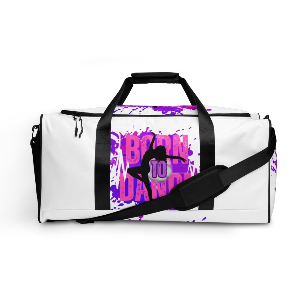 Born to Dance Her Silhouette All-Over Duffle Bag product image (1)