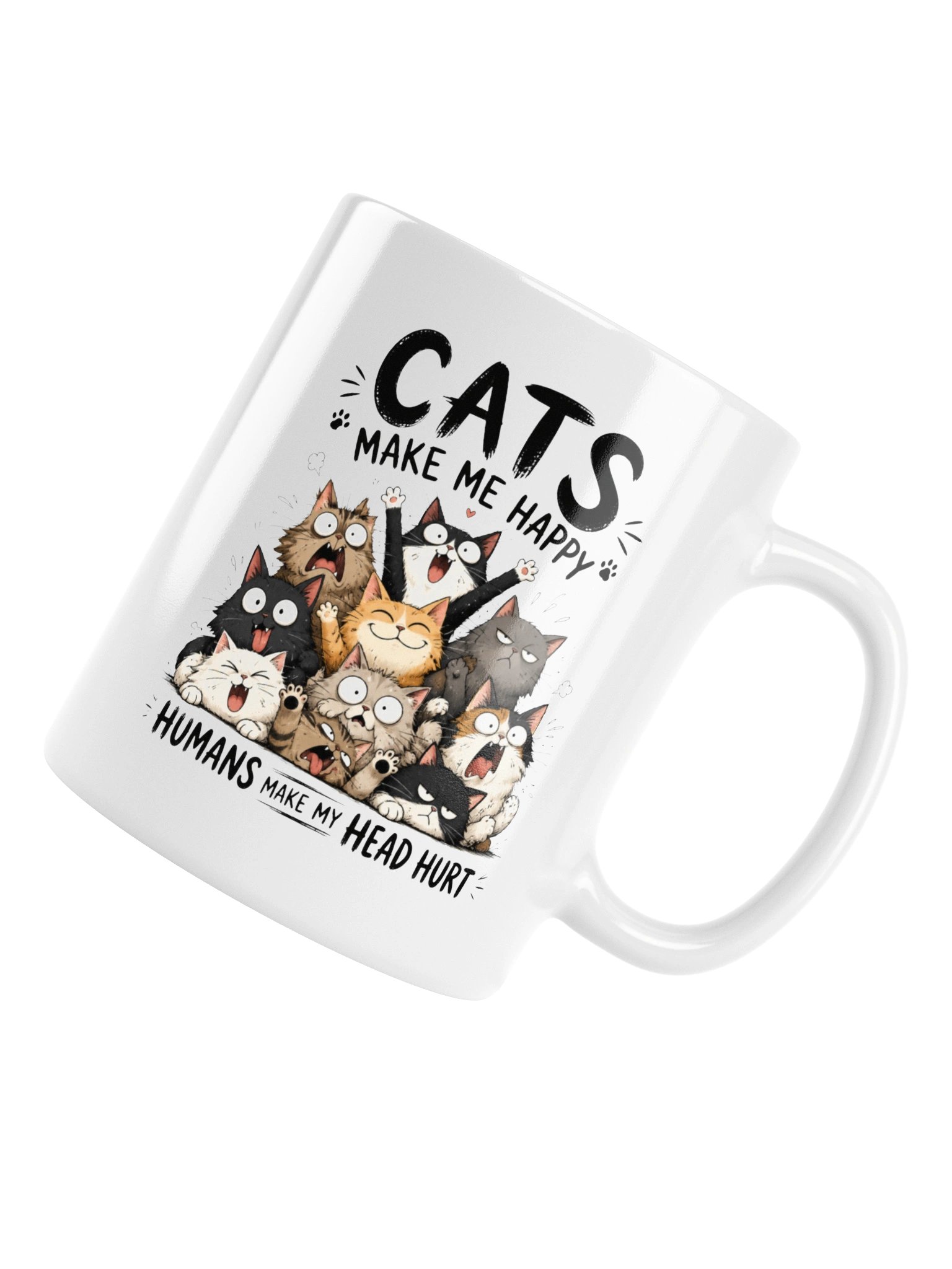 Cats Make Me Happy Mug product image (16)