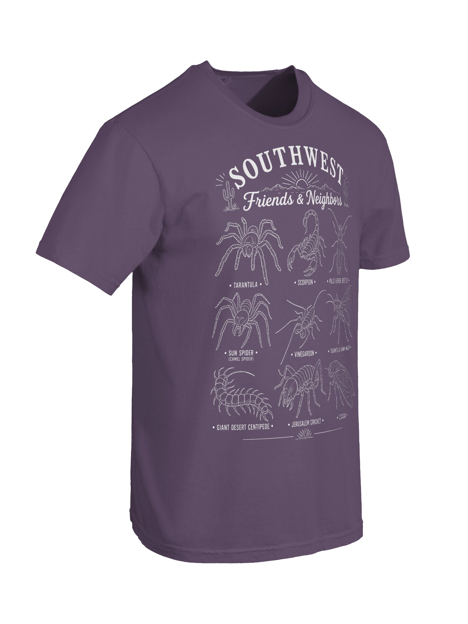 Southwest Friends & Neighbors Desert Tee - depicting Insects and Arthropods product image (38)