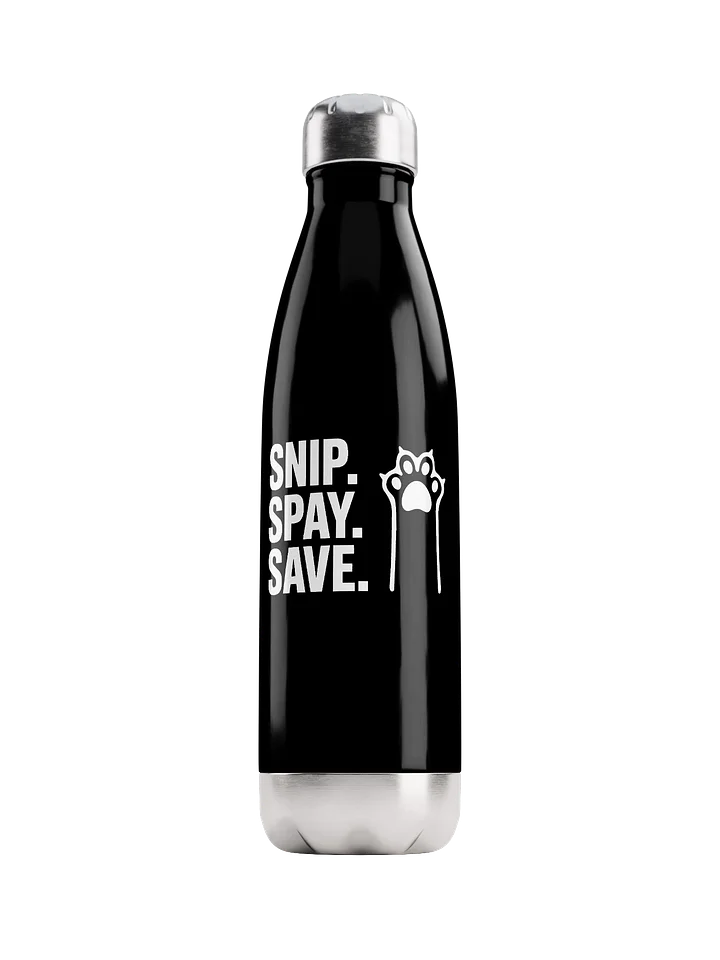 Snip. Spay. Save | Stainless Steel Water Bottle product image (1)