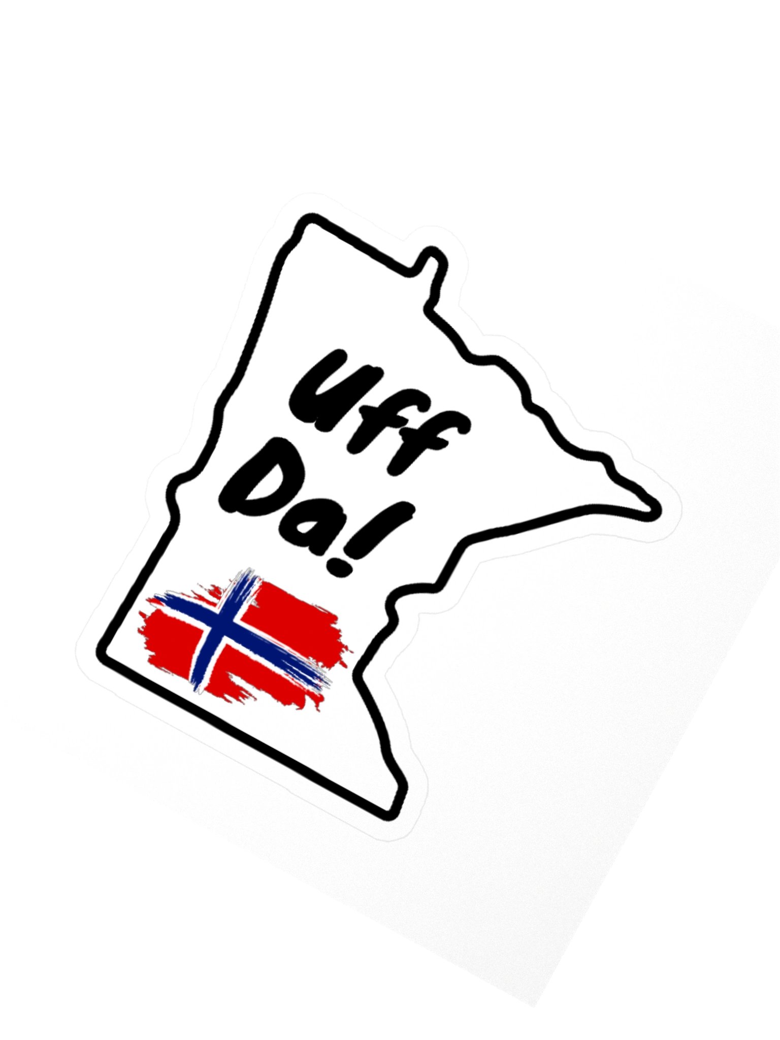Norwegian Heritage Flag Kiss Cut Sticker product image (6)