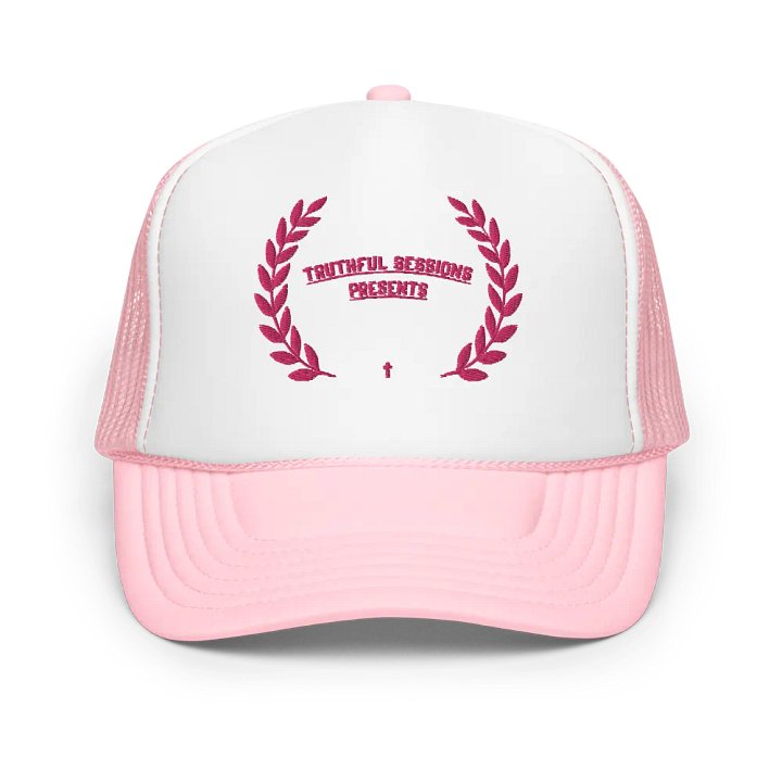 Main Logo Pink Trucker Hat product image (1)