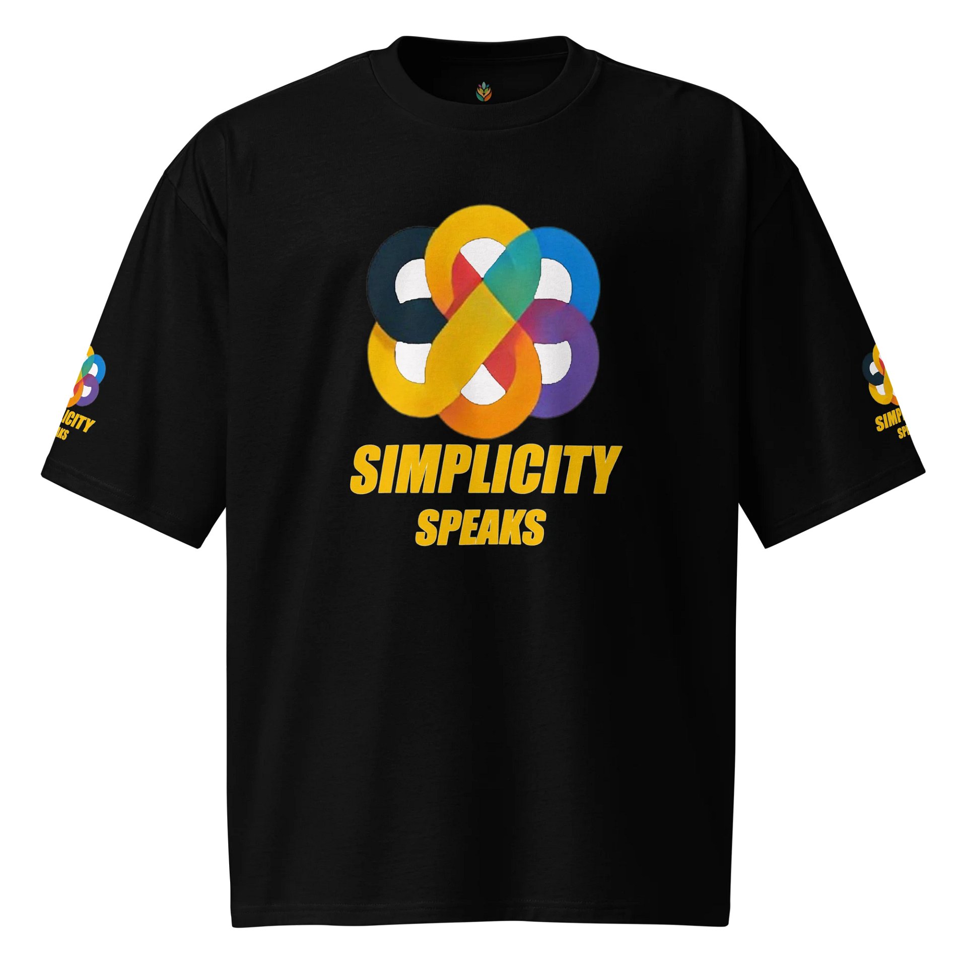Simplicity Speaks Oversized Tee product image (1)