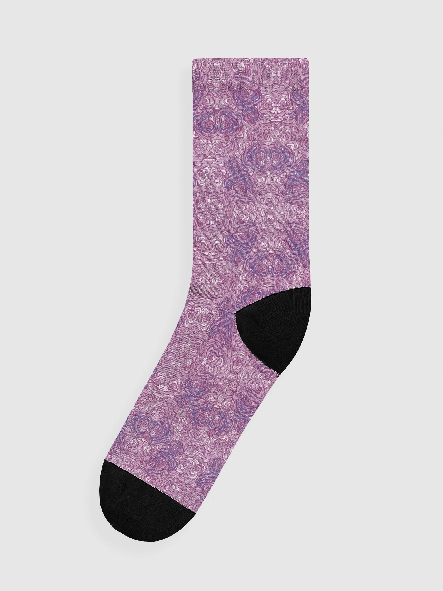 Cabbage Socks | Cabbage Whorl Art Print Crew Socks – Eco-Friendly product image (2)