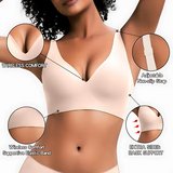 VRCÔMFY Jelly Wireless Womens Comfortable Push Up Bras product image (2)