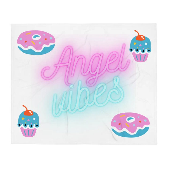 Angel Vibes Throw Blanket product image (2)
