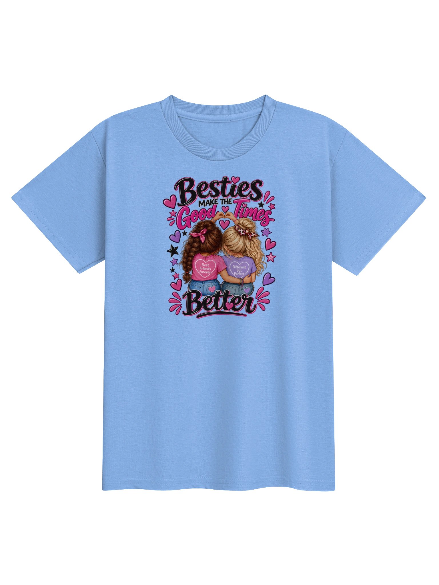 Besties Make the Good Times Better Kids Tee product image (6)