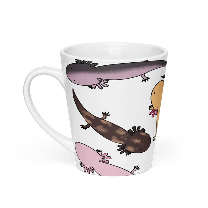 Whimsical Axolotl Latte Mug product image (1)