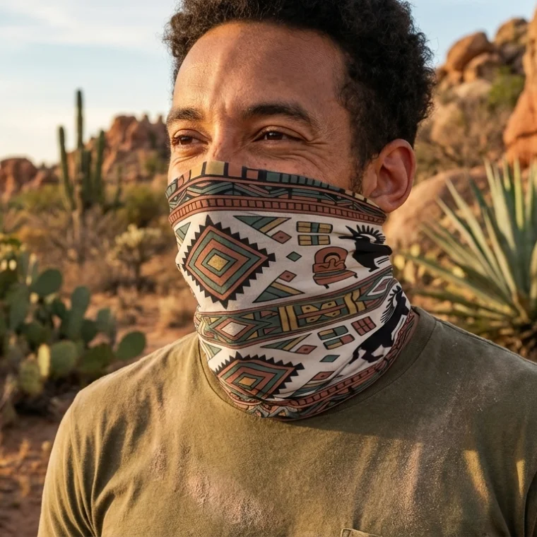 Nomad Neck Gaiter – Mexican Symmetry Edition 04 product image (7)
