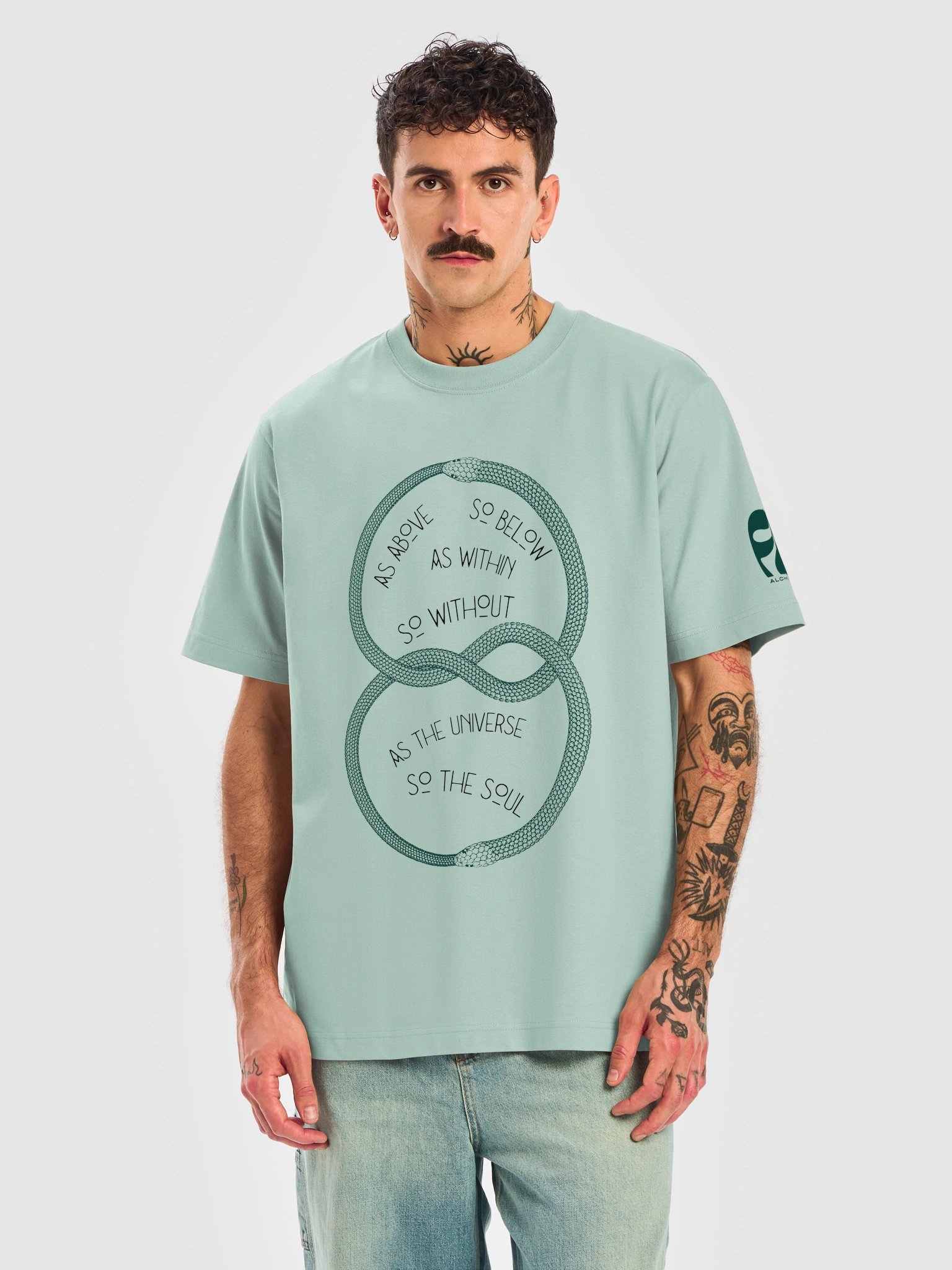 As Above, So Below — the one that reminds you it's all one | Premium Heavyweight Tee product image (18)