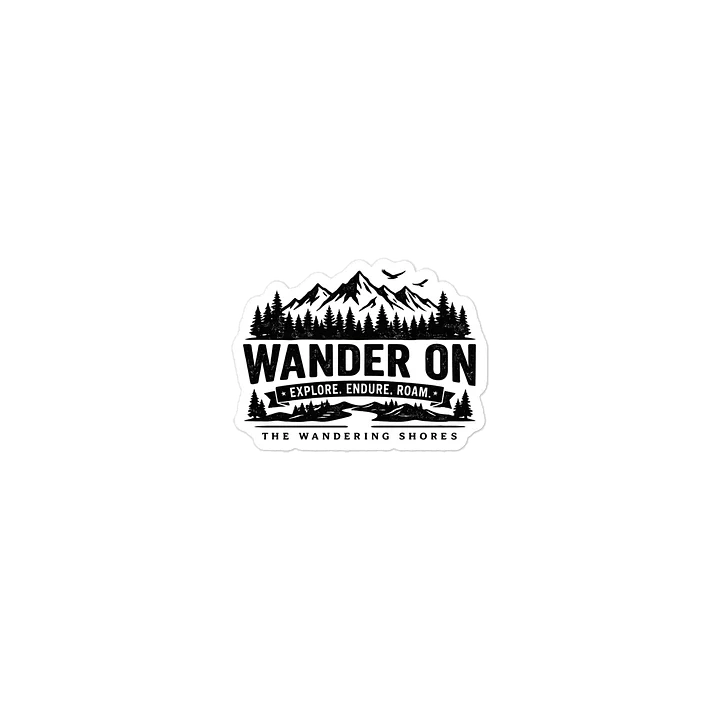 Wander On Die-Cut Decal product image (2)