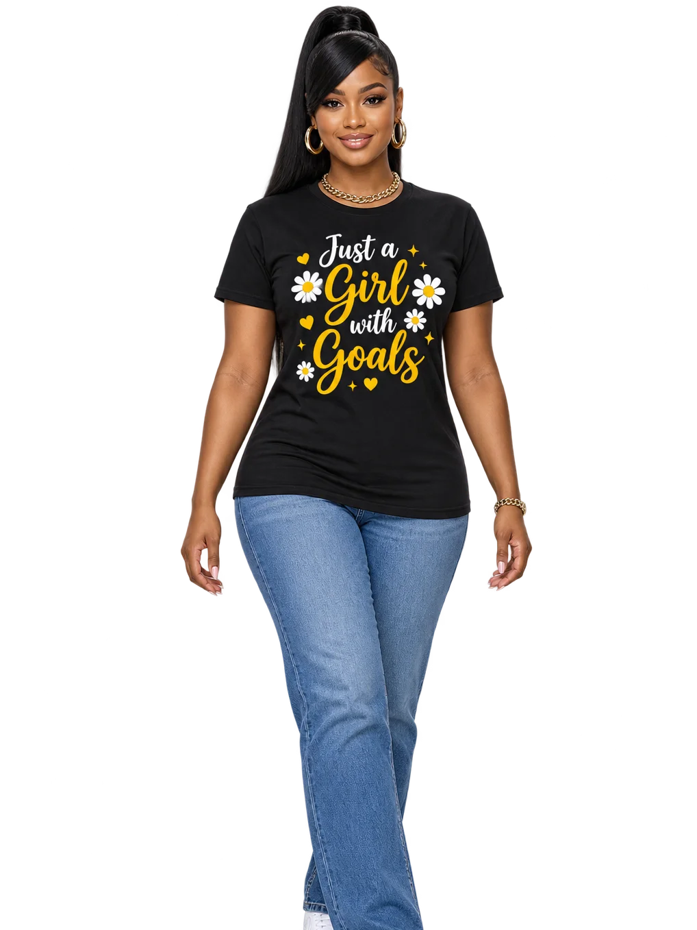 Just a Girl with Goals Tee product image (1)