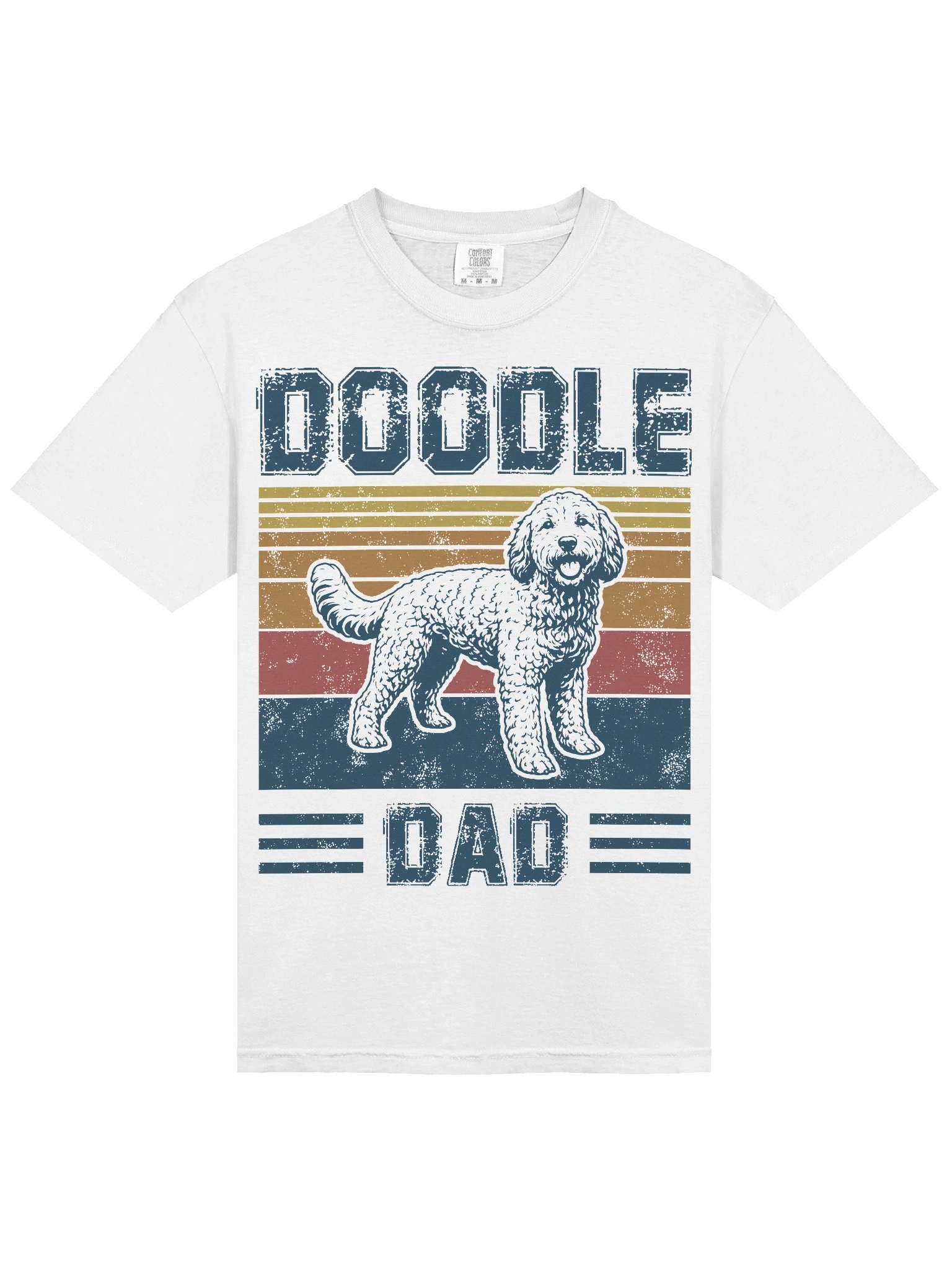 Doodle Dad Vintage Dog Lover Graphic Tee product image (27)