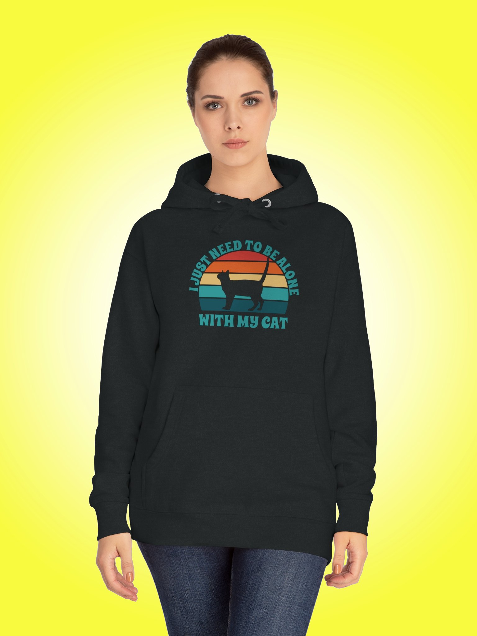 I Just Need To Be Alone with My Cat Sweatshirt product image (1)