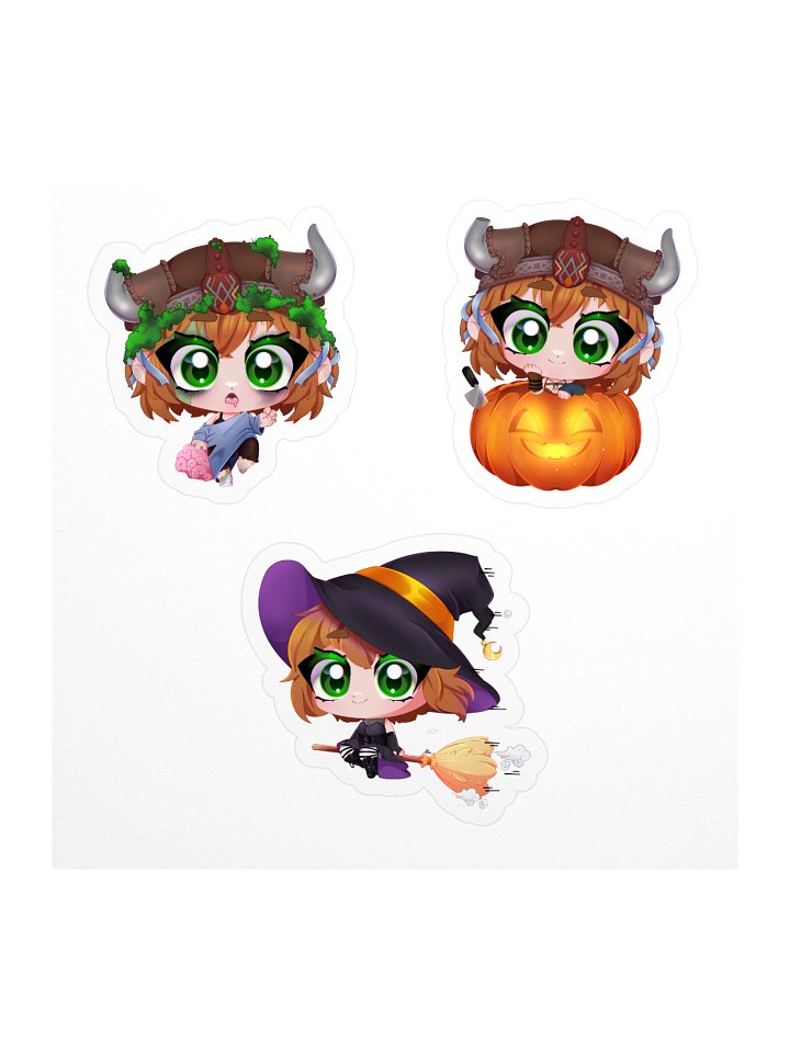 Halloweenie 2025 3-Sticker Set - Nunu Only product image (1)