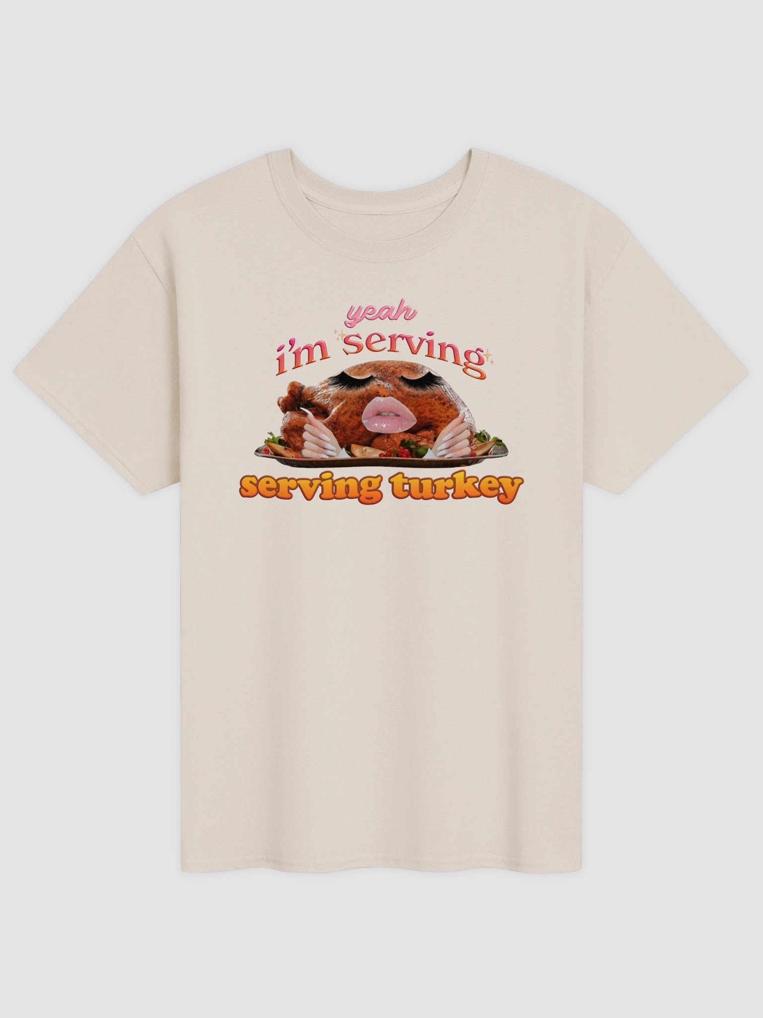 Serving Turkey Thanksgiving T-shirt product image (9)