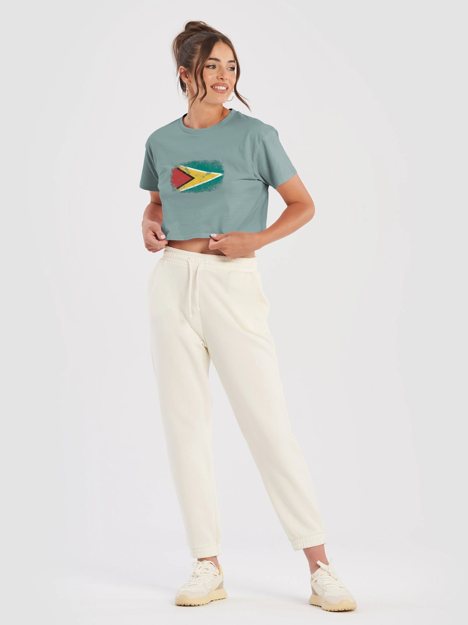 Guyana Flag Crop Top product image (9)