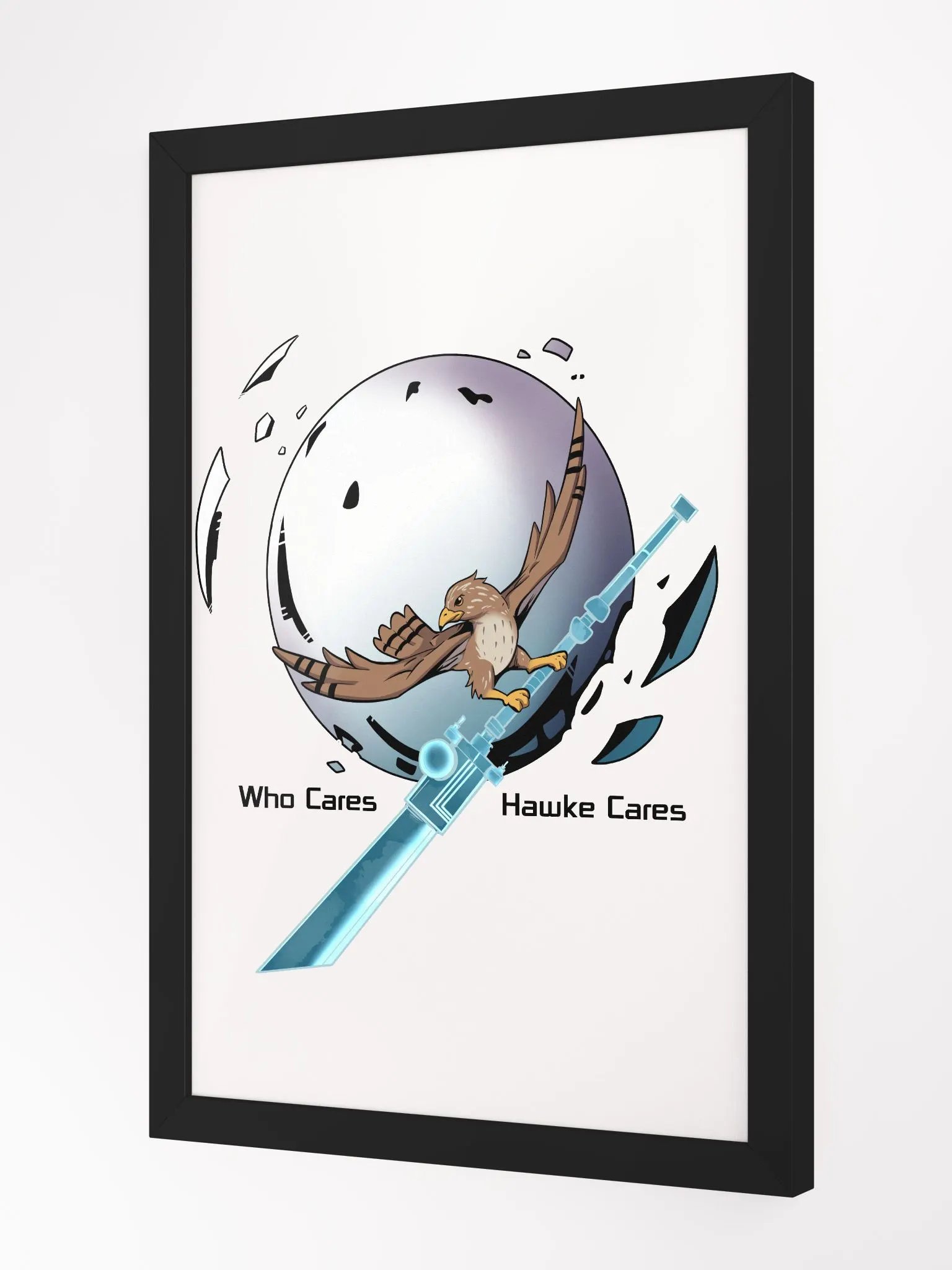 Who cares? Hawke cares! Framed print product image (3)