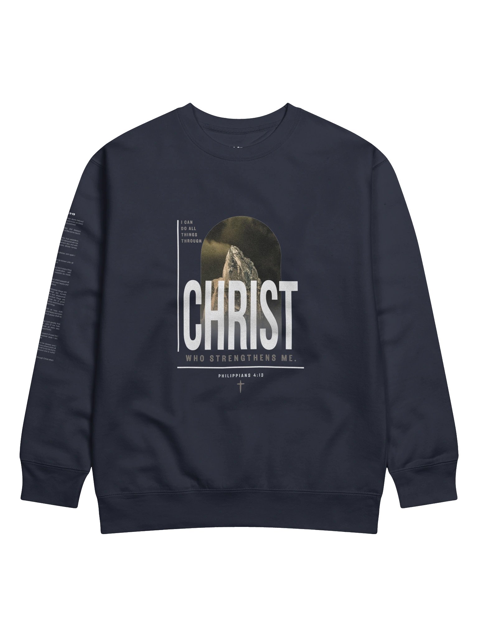 Philippians 4:13 - Cotton Heritage Premium Sweatshirt by Cotton Heritage product image (7)
