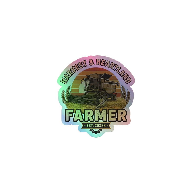 Harvest & Heartland Holographic Sticker Sheet product image (1)