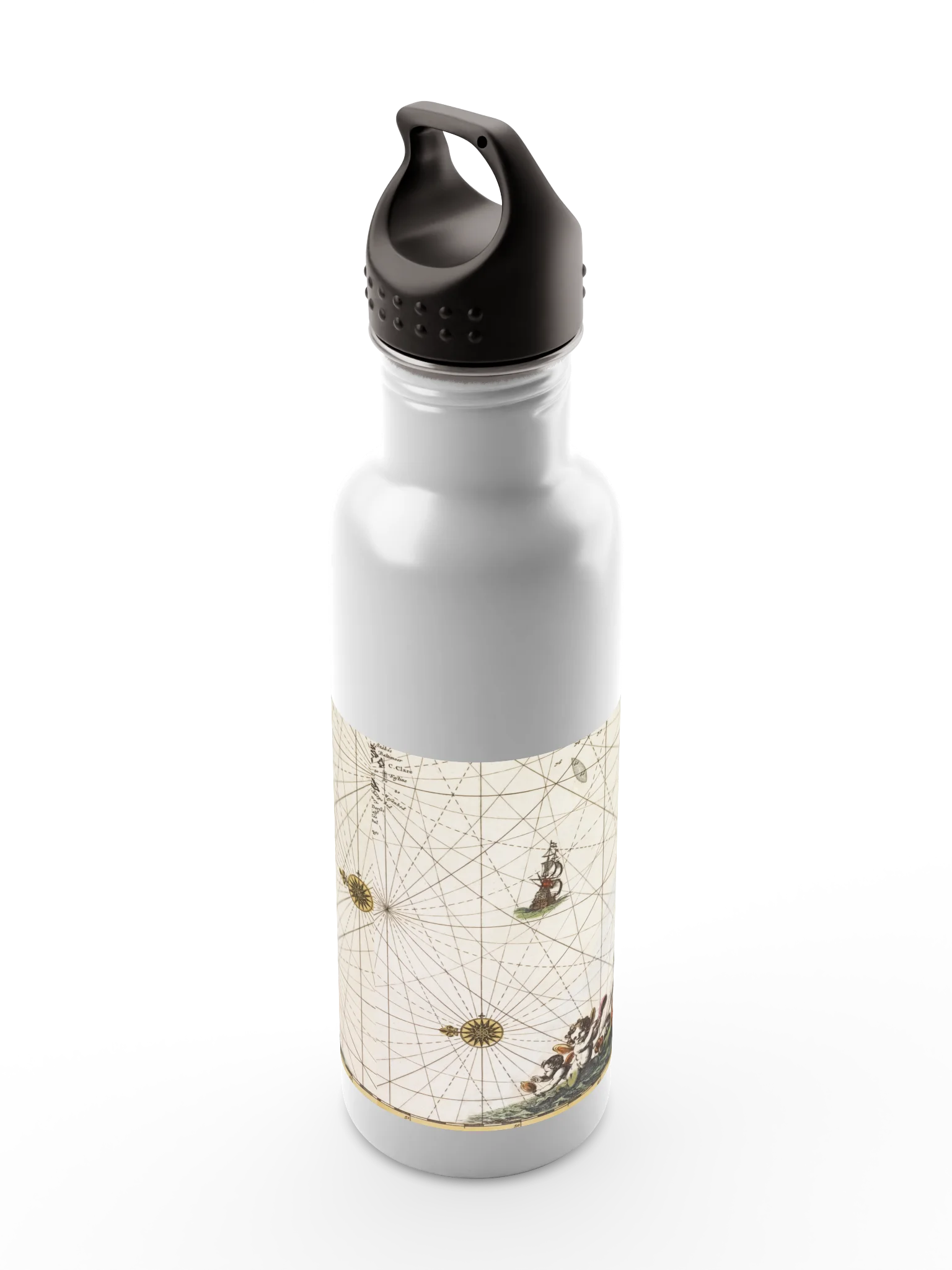 Antique Nautical Map H2Go Bolt Water Bottle product image (8)
