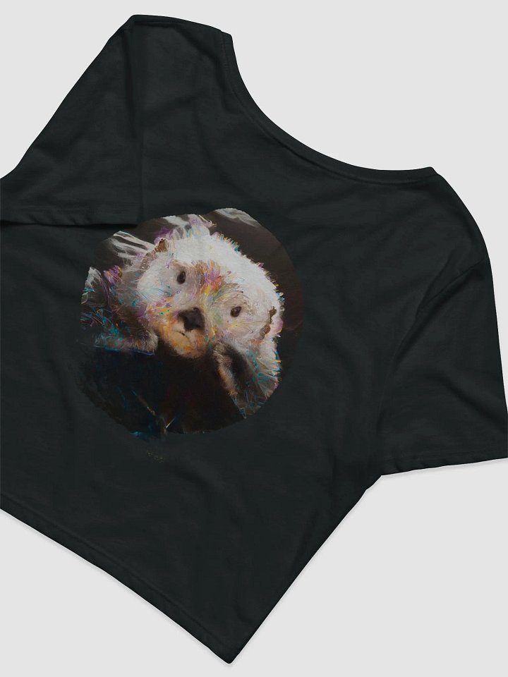Watercolor Sea Otter Crop Tee product image (2)